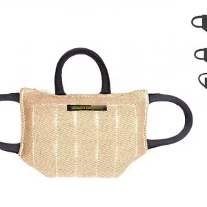 PRIDE Bijtkussen met 3 handvatten, Jute