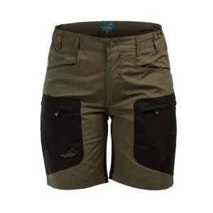 Arrak Active Stretch Shorts Women Brown and Navy
