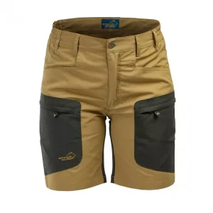 Arrak Active Stretch Shorts Women Khaki and Gold