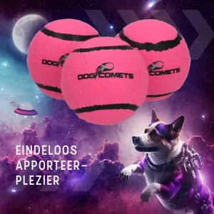 Dog Comets Tennisbal Starlight 2 en 3 pack