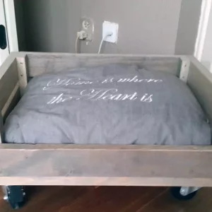 Hondenmand Rollo steigerhout