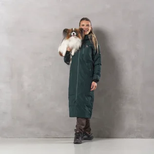 DC Long KeepDry Dog Walker Coat Pinetree-Macro