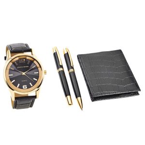 Pierre Cardin Cadeauset heren Horloge & Portemonnee & Pen PCX7870EMI