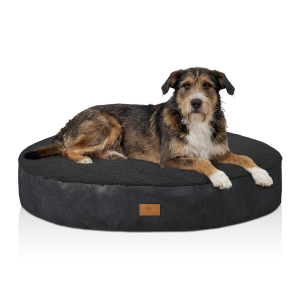 Ronde hondenmand van zachte Teddy