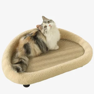 2-in-1 Warm Kattenbed & Krabkussen