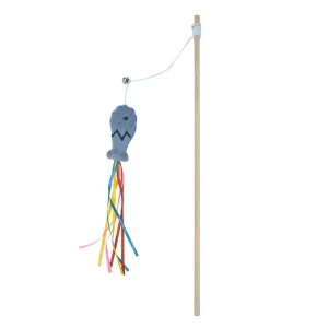 PawLure Kattenhengel – Interactief Kattenspeeltje van Hout voor Binnenkatten