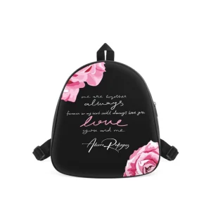 Eco gerecycled leer rugtas – verstelbare riem – rugzak – patroon van Roos always in Love