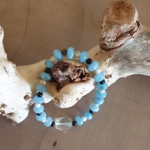 Aquamarijn edelsteen met Citrine