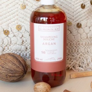 Biologische Shampoo en Douchegel Marseille met Arganolie – frisse geur – handgemaakt in Frankrijk 500ml