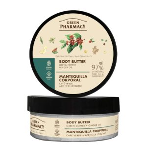 Biologische vestigende lichaam Butter Groene Koffie en Gemberolie – strakke huid 200ml