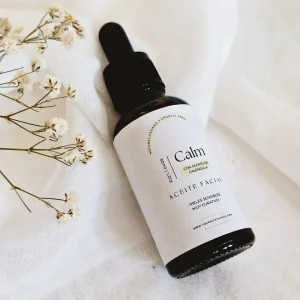 Biologische verjongende en versterkende gezicht olie CALM  -kamille – melisse – calendula olie 30ml