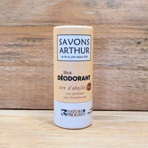 Biologische Vaste deodorant zonder bakpoeder – olijfolie en bijenwas – geurvrij – handgemaakt in Frankrijk 60gr