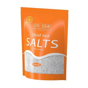 DR SEA – Dode zee Badzout – Sinaasappel – ontgift de huid – tonifieert – detox 500g