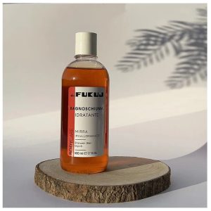 Dr Fukuj heren hydraterende badschuim en bad gel MIRRE met etherische olie 500ml