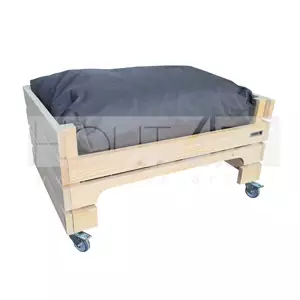 Hondenmand Rollo XL steigerhout