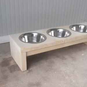 Eet en Drink set open steigerhout 3 bakjes