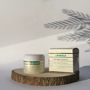 Dr Fukuj Jojoba olie gezicht creme – vette en normale huid – allantoine – kalmeert en hydrateert 50ml