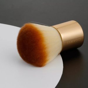 Mini kabuki kwast in GOUD kleur – foundation kwast – rouge kwast