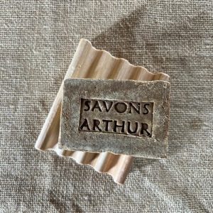 2 stuks Biologische Marseille Ambachtelijk exfoliërende zeep met koffiegruis – scrub voor lichaam en gezicht 2x100gr