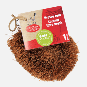 Ecologische Kokosnoot borstel voor boorden – fruit – groenten -milieu product – gemaakt in Frankrijk
