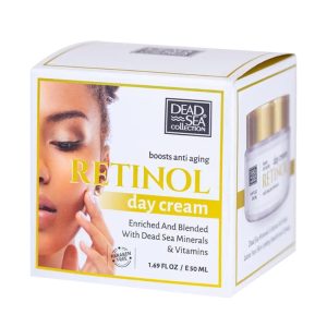 Dode zee mineralen Dag Gezicht creme met Retinol – direct uit Israël – Co-enzym Q10 – strakke huid 50ml