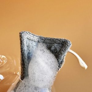 Duurzame handgemaakt in Frankrijk keuken platte was spons – bamboe en linnen 1st