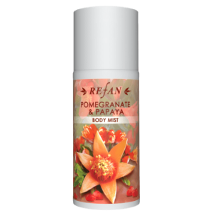 Refan natuurlijke Pomegranate and Papaya – body mist – antiallergisch toilette water 125ml