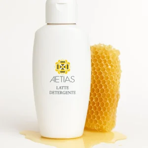 Natuurlijke honing gezicht reinigende melk – gevoelige huid – geurvrij – aloevera en karite