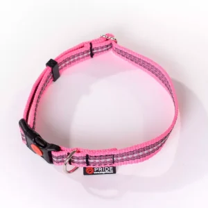 PRIDE Reflecterende halsband Roze of Zwart