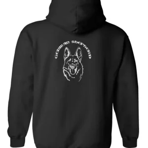 DOGS4ME Hoodie GERMAN SHEPHERD HEAD