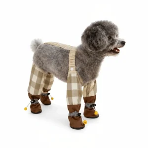 LeggyGuard Hondenbroek Met Schoenen – Waterdichte & Reflecterende Pootbescherming