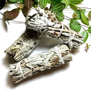 3 stuks Natuurlijke Yerba Santa bundel – smudge – wierook – handgemaakt in Frankrijk – reinigend en emotioneel 3x11cm