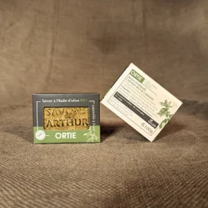 2 stuks Biologische Marseille brandnetelzeep en shampoo – gecombineerde en atopische huid – koud geperst 2x100gr