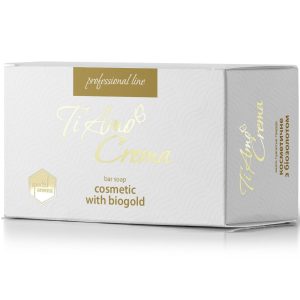 3x stuks Natuurlijke lichaam geurende romige creme zeep – met bio goud 3x 115g